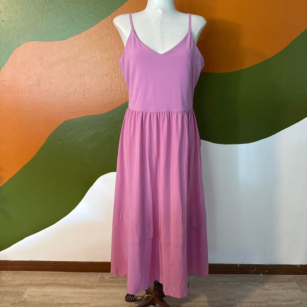 Athleta Women's Pink and Purple Dress